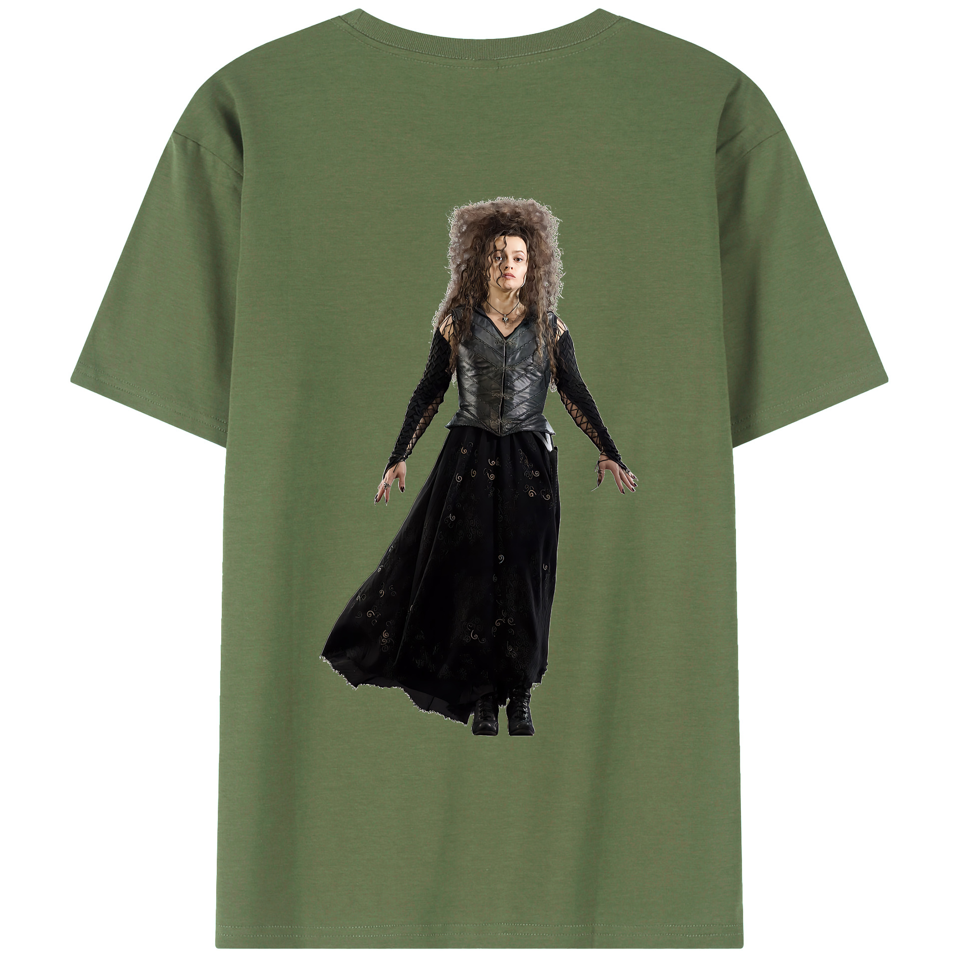 （画像用） Harry Potter ハリー・ポッターシリーズ 綿100％ メンズ半袖Tシャツ（バックプリント） 通気性